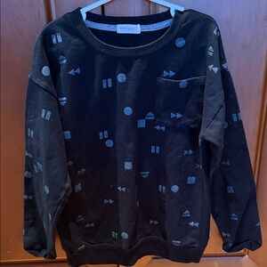 Black Patterned boy sweaters